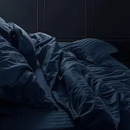 Spread Spain Italian Jacquard Quilt Cover – 750 Thread Count 100% Cotton – Zipper Closure – Soft, Durable & Machine Washable Duvet Cover – Elegant Design - Single -1.52 mtr x 2.28 mtr- Foxstone Blue-image-8