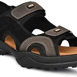 fav shoes black and grey sandals for men-picture-43