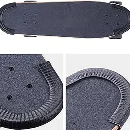 CALANDIS 2Pcs Skateboard Deck Guards Protector Hardware Mounting Longboard Deck Strip Black | Outdoor Sports | Skateboarding & Longboarding | Skateboard Parts | Other Skateboard Parts image 1