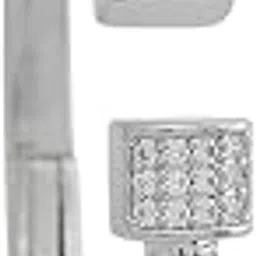 kushal's Fashion Jewellery White Rodium Polished Zircon Adjustable Kada |Best For Gifting, Bride, Bridemaids & Special Occasion | Zircon Kada For Women - 445708-picture-54