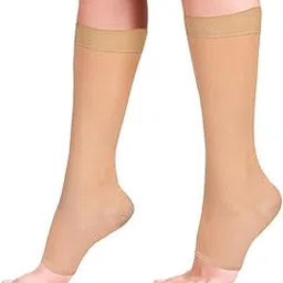 VEINOX Class 2 Compression Stockings | Knee Length | Imported Yarn & Very Soft | Leg Swelling & Edema | Varicose Veins Stockings for Men and Women | 23-32 mmHg Compression-picture-31