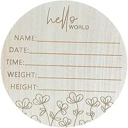 BNF Newborn Announcement Sign Nursery Wooden Announcement Sign for Newborn Infant Style C | Baby | Keepsakes & Baby Announcements | Other Baby Keepsakes-picture-12