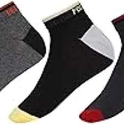 sidewok Anklet/Ankle Socks Pure Cotton Printed Socks For Men Combo of 5 Pair Free Size(SCS-AL-02)-picture-40