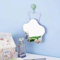 Radhya Accessories 1 pc Kawaii Foldable Mirror for Girls Makeup Mirror Dressing Table Mirror Gift for Girls Cute Cartoon Makeup Mirror (Pink)-image-43