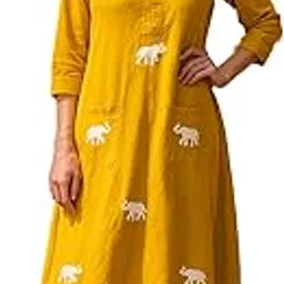 yashika Regular Women's Cotton Blend Floral with Pant Kurta Ethnic Set-picture-26