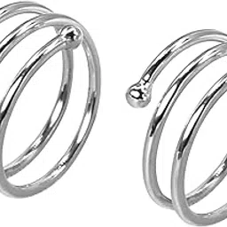 gems vibes 925 Sterling Silver Adjustable Toe Ring Comfortable Band Design Toe Rings in For Women & Girls Prefect For Gifting-picture-36