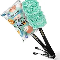 FABSKIN Bath Body Brush Loofah For Men & Women With Long Handle | Bathing Brush With Black Handle | Body Bath Brush | Back Scrubber For Bathing Blood_Circulation | Made In India (GREEN)-picture-29