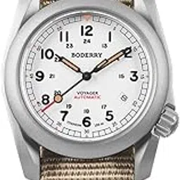 boderry Men's Titanium Automatic Military Watch 40mm, Day Date, 100M Waterproof, Japanese Mechanical Movement Voyager-picture-18
