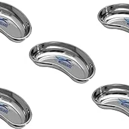 COMBO of Kidney Tray Stainless Steel,(6''inches) 150mm,(Pack of 5), Reusable and Auto clavable Tray making them Ideal for Hospitals, Lab & Surgical Centre, 6''inches,(150mm), Pack of 5-picture-15