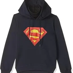 Superman Boy's Cotton Sweatshirt (WB.SM.NSW0001.3_Blue_7-8Y)-picture-23