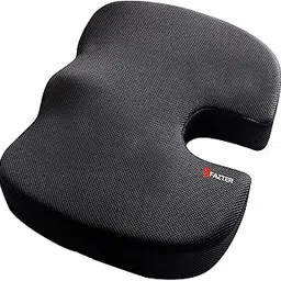 FAZTER Orthopedic Memory Foam Coccyx Seat Cushion for Tailbone, Sciatica, Lower Back Pain Relief Contoured Cushion for Office Home Chair, Wheelchair-picture-29