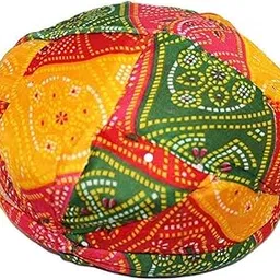 Treasure Wave Men's Traditional Turban | Marwadi, Rajasthani Cotton Blend Pag, Pack of 1-picture-20