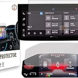 Protectorwala Compatible For VOLKSWAGEN VIRTUS TOPLINE GT PLUS INFOTAINMENT SYSTEM 10.1 INCH AND CLUSTER 8 INCH Touch Screen Guard Protector Accessories-picture-19
