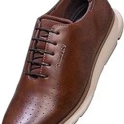 neeman's Flexy Brogues for Men | Formal, Classic, Versatile & Minimal Design | Perfect for Office, Casual image 1