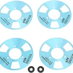 Reel to Reel Cassette Tape, DIY Homemade Blank Cassette Tape 4 Reels 2 Wheels Professional Cassette Tape Set for Music Lovers And Collectors (Blue)-image-28