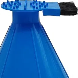 ATORSE Car Windshield Ice Scraper Round Funnel Cone Deicer Durable Car Snow Removal Blue-image-71
