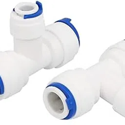 T Shaped 3 Way Tube Connector for RO Water System 3/8-inch x 3/8-inch x 1/4-inch 5pcs-picture-60