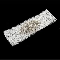 calandis CALANDIS™3Xcharming Crystal Elastic Rhinestone Lace Bridal Wedding Prom Garter | Wedding & Formal Occasion | Bridal Accessories | Garters-picture-40