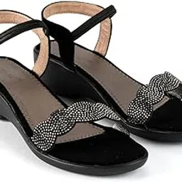 mosac Casual Block Heels Fashion Sandals Wedding Sandals for Women & Girls Party-Wear Trendy Designer Fashion Wedding Sandal-picture-19