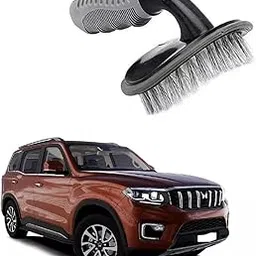 Strong Car Tire and Rim Cleaning Brush Suitable for Mahindra Scorpio 2022-image-84