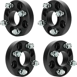 ILONPA 4x100 & 4x101.6mm ATV Wheel Spacers fits Golf EZ GO EZGO Club Car, 1 inch (25.4mm) Thick 1/2" x20 Studs with 62mm Bore Hubcentric Adapters, Set of 4-picture-40
