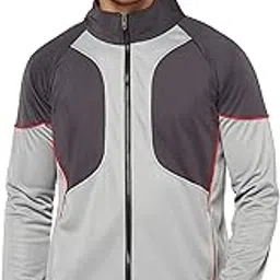 glito Polyester Colorblocked Lightweight Activewear Upper Track Jacket for Men | High Neck | Regular Fit | Full Sleeve | Casual Sports Jackets | Ideal for Mild Winter Weather-picture-12