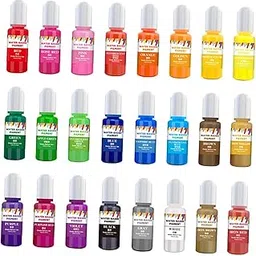 FABLOFT 24 Water Based Pigment Odorless Quick Drying Colors for Cement Paper Plaster-picture-10