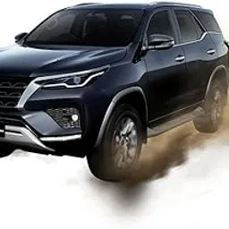 Kid Pull Back Action Toyota Fortuner Miniature Toy Car,Pack of 1 (Colour Black or White)-picture-55