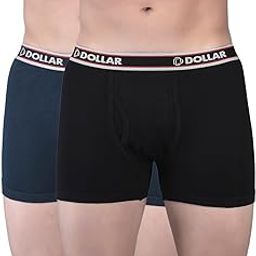 dollar bigboss Men's Solid Cotton Trunk (Colour May Vary)-picture-29
