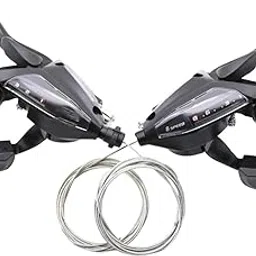 Shi-Mano Gear Shifters Set of 7 * 3 of Left and Right in Aluminium levers with Cables,-picture-49