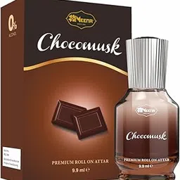 MEENA Chocomusk Roll on Attar, 9.9 ML | Alcohol Free & Chemical Free Perfume Oil | Organic Unisex Fragrance | Chocolate, Balsamic, Musky Notes | Long Lasting Natural Attar-image-41