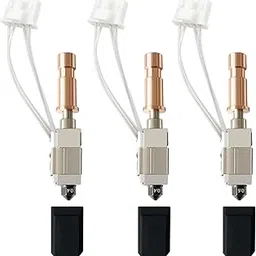 RugooSpink 3PK 0.4MM+0.4MM+0.6MM Ceramic Hotend for Kobra S1 Combo with 200K Thermistor Upgrade Extruder Hot End Print Head Hot End Replacement for Anycubic Kobra S1 3D Printer-image-1