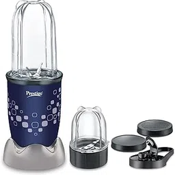 Prestige Nutri-Mate 400W Mixer Grinder 2 Multipurpose Jars (Lids-1 Sipper, 1 Storage, 1 Sprinkle) Blue-picture-23