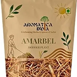 Aromatica India Amarbel Dry Dodder Plant Cuscuta Reflexa Akash Bel for Hair Growth Weight Loss Women Raw Sabut 450gm-picture-18