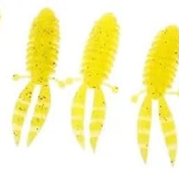 UJEAVETTE 4x5 Pieces Bionic Soft Bubble Shrimp Artificial Fishing Baits Set Ginger- Sporting Goods- Fishing- Baits, Lures & Flies- Crankbaits-image-39