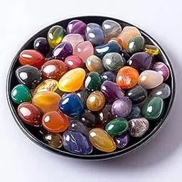 Onyx Pebble Stones for Decoration, Aquarium, vases, pots, Home and Kitchen Decor. Color Stones for Gifts (500 g)-image-25