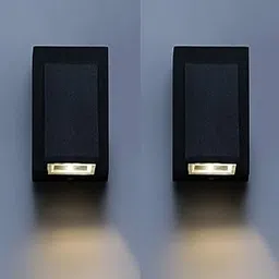 D'Mak 5 Watt LED Outdoor Exterior Wall Step Light Fixture Lamp| Wall Lamp | Outdoor Wall Light | Warm White (Yellow) (Pack of 2)-picture-31
