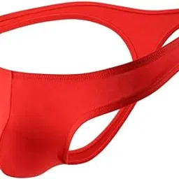 Men's nylon & Spandex Thongs HOT AND SEXY FREE SIZE-image-0
