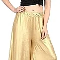 Stylish Trendy & Premium Shimmer Palazzos for Womens and Girls-image-1