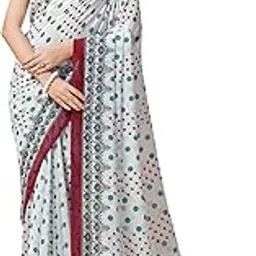 garden vareli Polka Dot Slub Taspa Saree with Unstitched Blouse Piece-picture-50