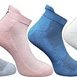 Socks for Men Combo Pack | Comfortable Cotton Socks for Man & Woman | Bamboo Ankle Length Sports & Gym Wear | Stylish Socks | Men Fashion | Light Peach, Black, Navy Blue, Olive | Pack of 4-image-8