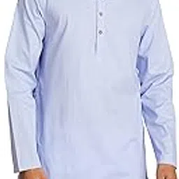 amazon brand - symbol Men's Cotton Solid Long Kurta (Regular Fit)-picture-41