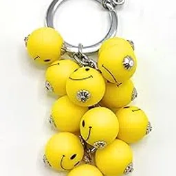 jdp novelty Antique Metal Smiley Keychain.Suitable to use as Bag Charm, Car Keychain, Bike Keychain | Best For Friend, Brother & Sister Gift-picture-17