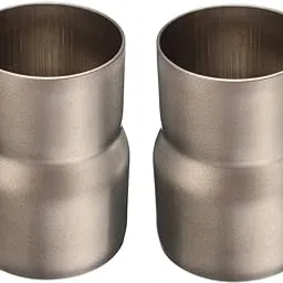 Enakshi® 2Pcs 60mm to 51mm Motorcycle Exhaust Adapter Reducer Connector Pipe Tube | Parts & Accessories | Motorcycle Parts | Exhausts & Exhaust Systems | Pipes image 1