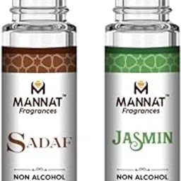 Mannat Sadaf & Jasmin Attar Combo | Long Lasting Non Alcholic Roll-On Attar For Men & Women | Pack of 2-6ML Each-picture-28