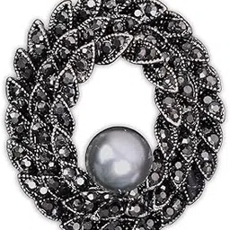 kavove The Petal Whispers Silver Colour Brooch image 1