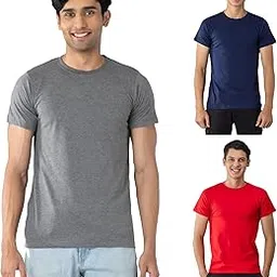 chromozome Mens Cotton Rich Regular Fit T-Shirts (Pack of 3)-picture-16