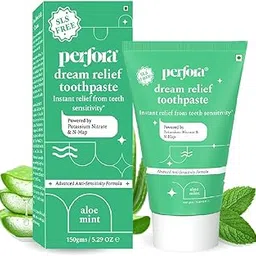Perfora Sensitive Toothpaste - 150 grams (150g, Pack of 1) | Instant Sensitivity Relief Toothpaste | Toothpaste for Kids & Adults | SLS Free Toothpaste | No Artificial Sweeteners | Made Safe Certified | Vegan Friendly Gel Toothpaste-picture-20