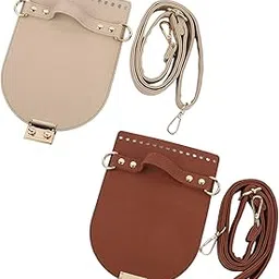 SNAPPSY DIY PU Bag Knitting Shoulder Strap Shoulder Bag Cover for Backpack Women Red-picture-11