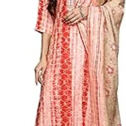 libas Womens Yoke Design Silk Blend Straight Kurta With Trousers and Dupatta-picture-20